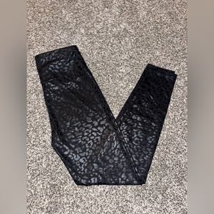 Black Cheetah Print Leggings
